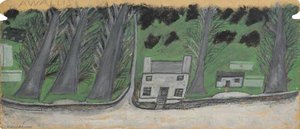 House With Trees — Alfred Wallis