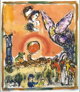 Sonnenaufgang Über Saint-paul De Vence — Marc Chagall