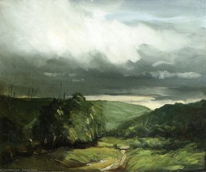 Storm Weather - Wyoming Valley — Robert Henri