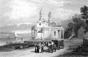 Mistley Thorn Church — William Henry Bartlett
