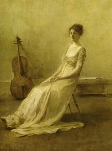 The Musician — Thomas Wilmer Dewing, Tonalism