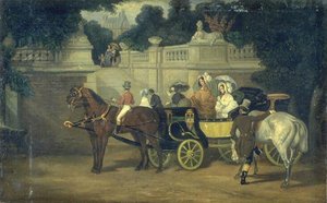 L'arrivee — Eugene Louis Lami