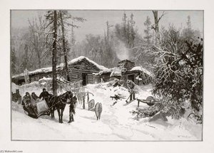 Lumbermen's Camp — Henry Wolf