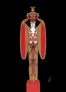 Gift-bearer, Aladdin — Erté