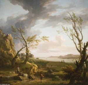 The Mouth Of An Estuary — George Washington Thomas Lambert