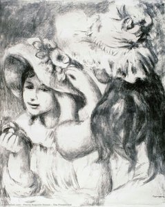 The Pinned Hat — Pierre-auguste Renoir, Impressionistic Style