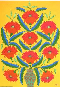 Poppy — Marija Primachenko, Naive Art