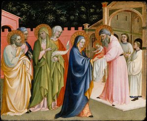 The Presentation In The Temple — Alvaro Pirez D'évora