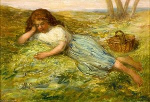 Girl And Basket — Hugh Cameron Wilson