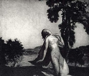 Breathing Sacrifice, (painting) — Arthur B. Davies