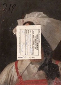 Female Portrait (verso) (label has been attached)