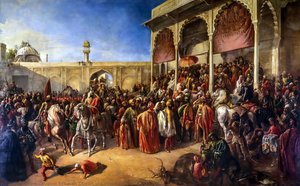 Court Of Lahore — August Schoefft