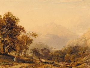 Loch Katrine — Anthony Vandyke Copley Fielding, Romanticism