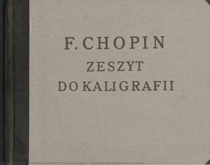 Notebook for calligraphy\n\nCover 1