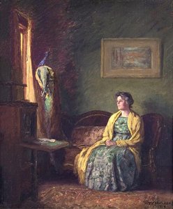 The Yellow Shawl — Theodore Clement Steele