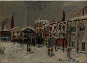 Factories In The Snow — Maurice Utrillo