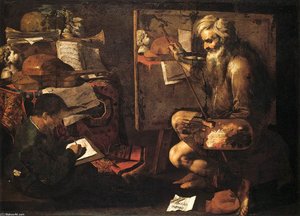 The Painter's Studio — Giovanni Domenico Cerrini