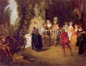 Das Französische Theater — Jean-antoine Watteau