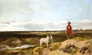 Ferreting — Richard Ansdell