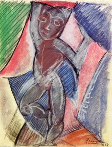 Nude With Raised Arms — Pablo Picasso