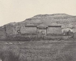 Médinet Habou, Vue Générale des Ruines