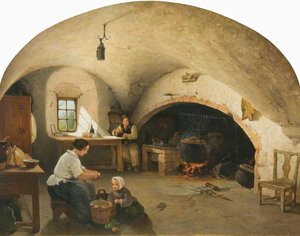 The Kitchen Of Barra Castle, Aberdeenshire — James Cassie