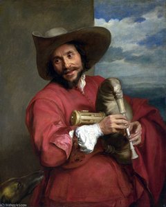 Portrait Of François Langlois — Sir Anthony Van Dyck