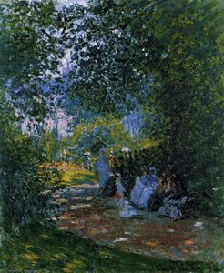 Parque Monceau 3 — Claude Monet, Impressionism