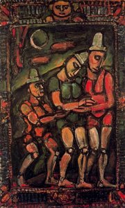 The Clown Hurt — Georges Rouault