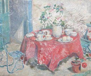 Still Life With A Laid Table (verso) — Alan Francis Clutton Brock