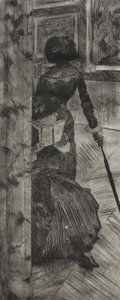 Mary Cassatt Im Louvre — Hilaire-germain-edgar Degas