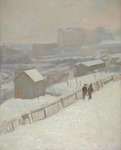 La neige à Montmartre