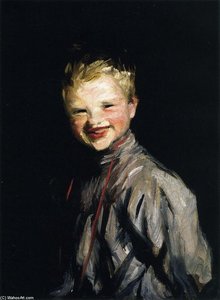 Cori Laughing — Robert Henri, Ashcan School