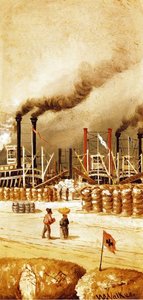 New Orleans Levee Scene — William Aiken Walker