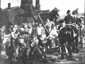 La Grève De Mineurs — Alfred Philippe Roll