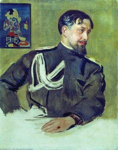 Portrait Of N.d. Milioti — Boris Mikhailovich Kustodiev