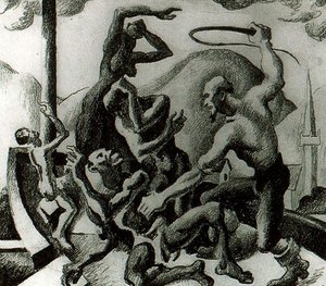 Slaves (study For The American Historical Epic) — Thomas Hart Benton