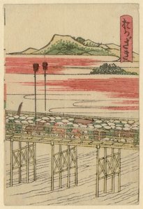 Okazaki, Aus Der Serie Die Fünfundfünfzig Stationen — Katsushika Hokusai