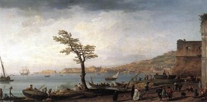 View Of Naples — Claude-joseph Vernet, Neoclassicism