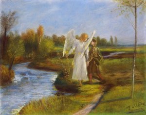 Tobias And The Angel — Fritz Von Uhde