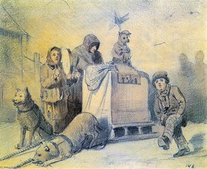 Street Musicians In Paris — Vasily Grigoryevich Perov