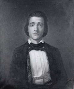 Portrait of a Man (Piano Player at the Old Park Hotel ), (painting)