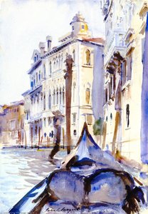 The Grand Canal, Venice — John Singer Sargent, Impressionistic Landscape