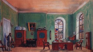Furnachev's Study — Boris Mikhailovich Kustodiev, Academic Painting