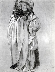 Study Of Ezekiel For Frieze Of The Prophets — John Singer Sargent