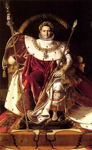 Napoleon I On His Imperial Throne-large — Jean-auguste-dominique Ingres, Neoclassicism