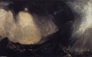 Snow Storm, Hannibal And His Army Crossing The Alps — Joseph Mallord William Turner, Romanticism