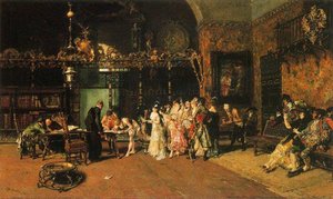 The Vicar — Mariano Fortuny, Academic Realism