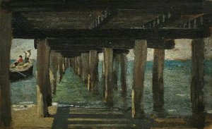 Under The Jetty — Henry Scott Tuke