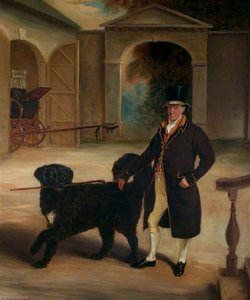 Mr Pare's Coachman With A Newfoundland Dog — Sr John E Ferneley